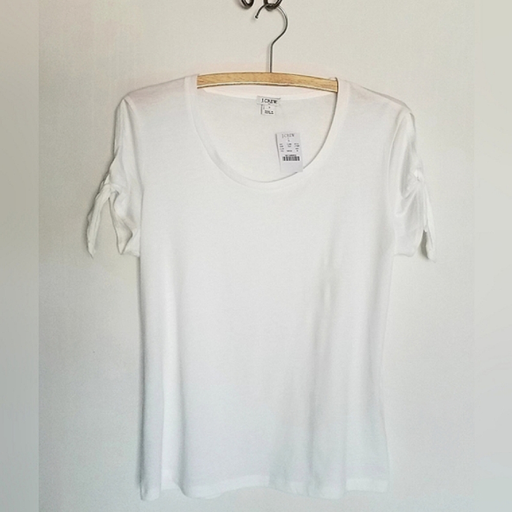 J.Crew Factory Tie Shoulder Tee - Picture 7 of 7